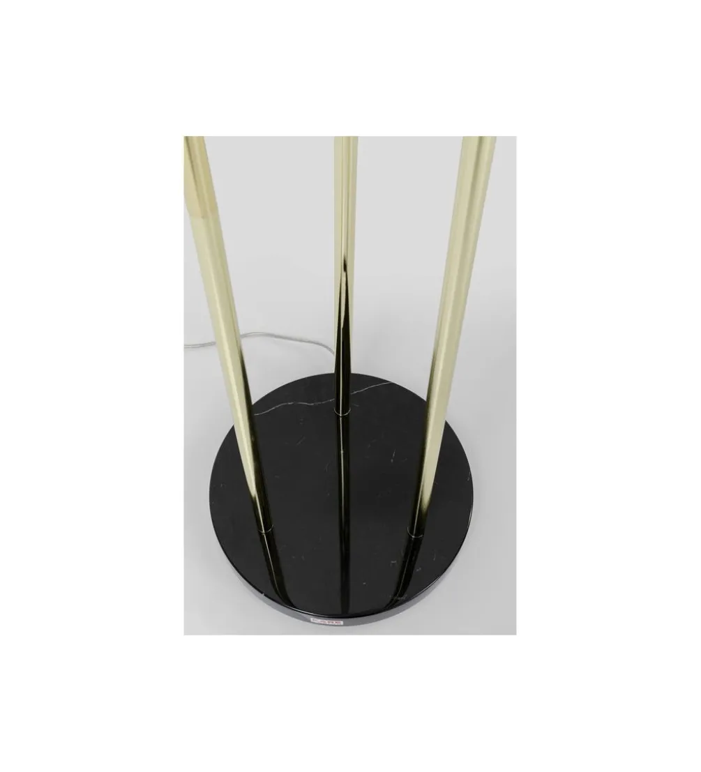 Lampa podłogowa Al capone tre 176 cm złota