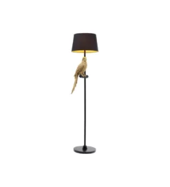 Lampa podłogowa ANIMAL PARROT 176 cm złota
