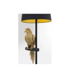 Lampa podłogowa ANIMAL PARROT 176 cm złota