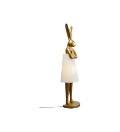 Lampa podłogowa ANIMAL RABBIT 150 cm złota