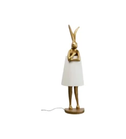Lampa podłogowa ANIMAL RABBIT 150 cm złota