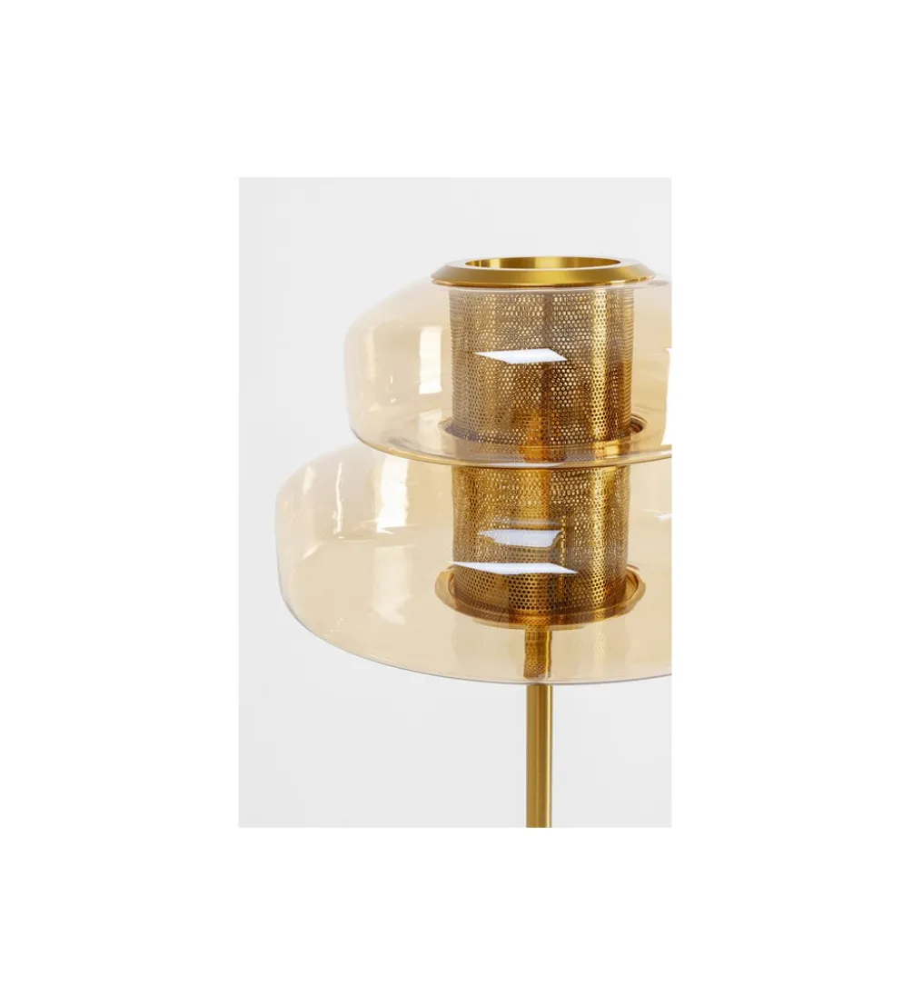 Lampa podłogowa ARCADIA AMBER 155 cm złota