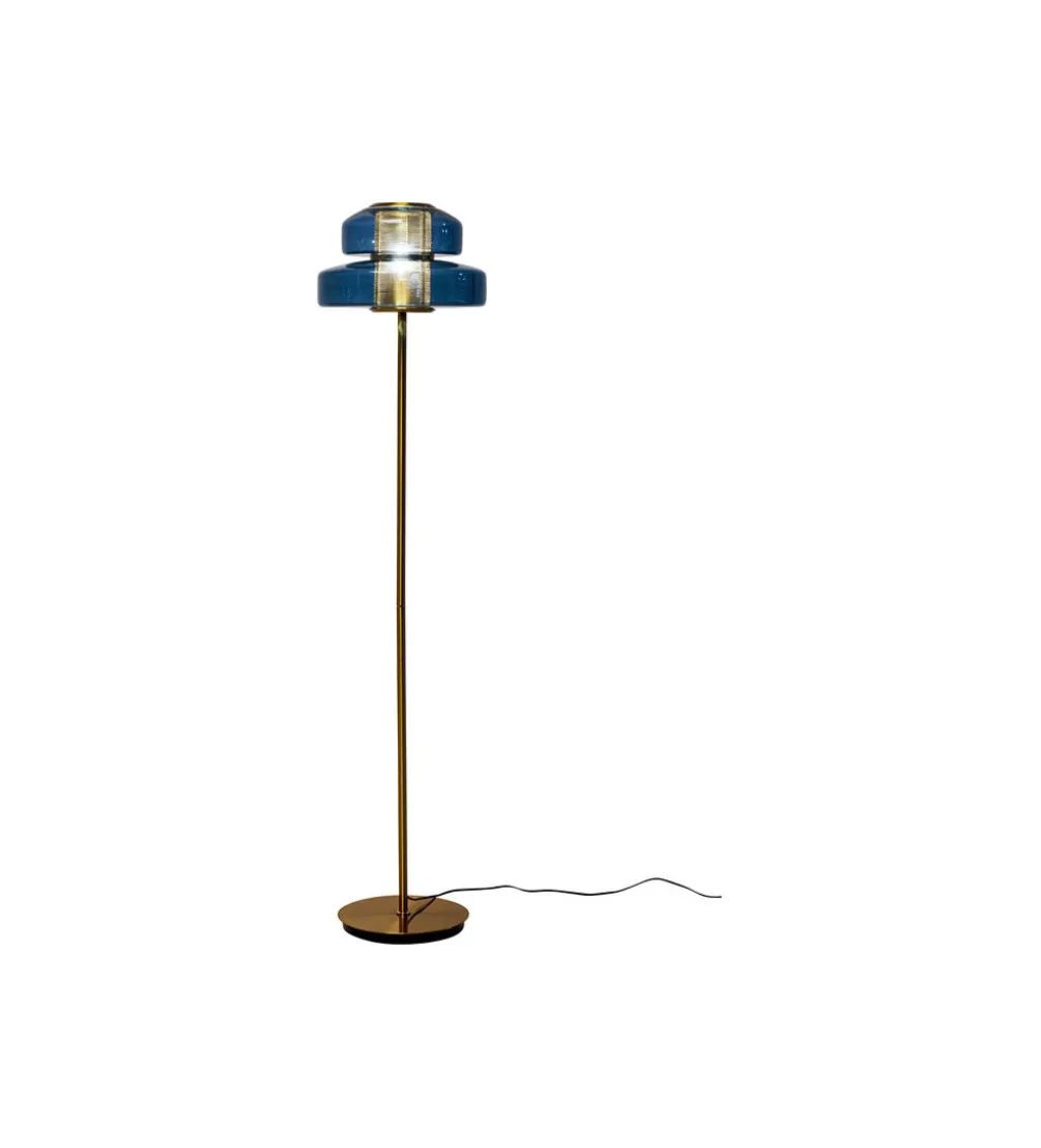 Lampa podłogowa ARCADIA 155 cm niebieska
