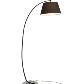 Lampa podłogowa ARCH 188 cm czarna