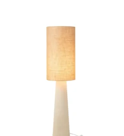 Lampa podłogowa AVA 140 cm naturalna biała