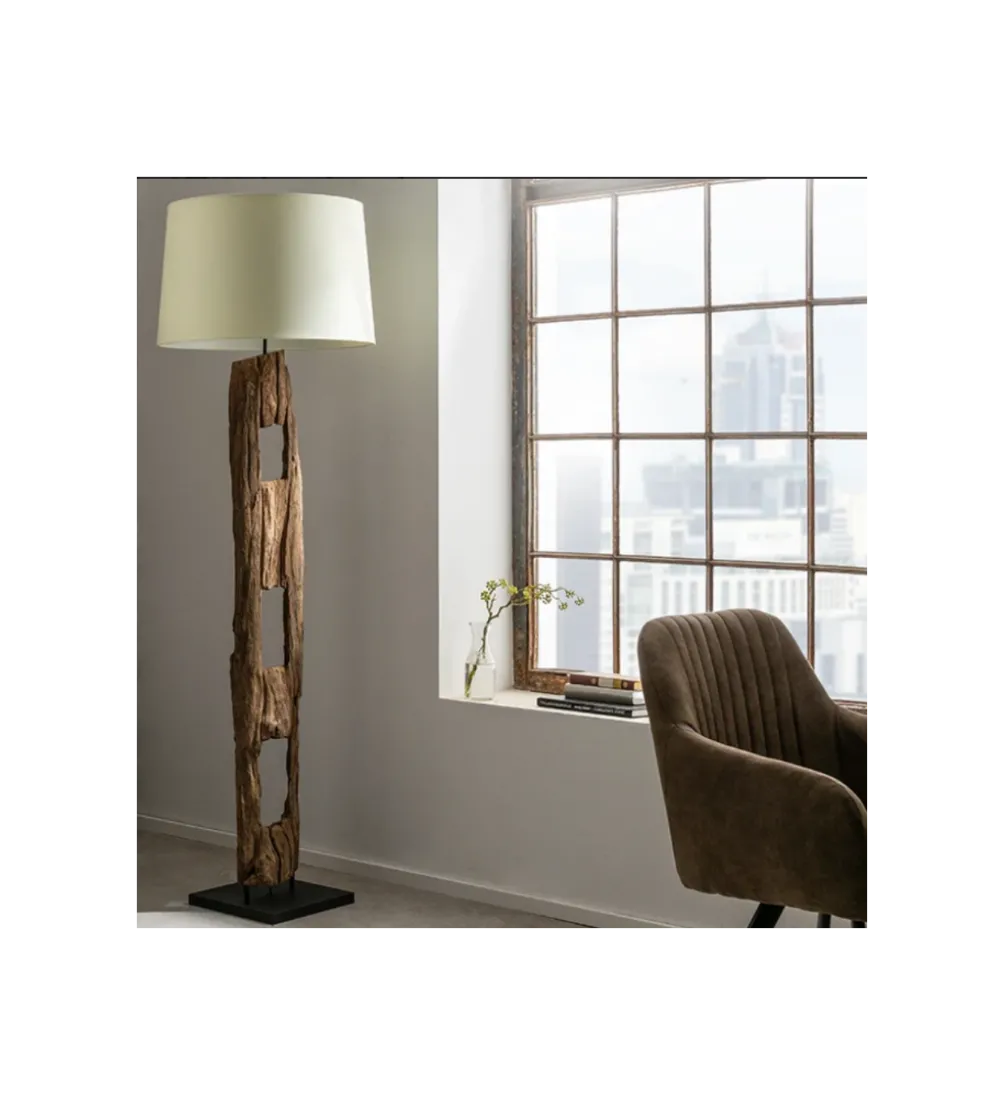 Lampa Podłogowa BARRACUDA 177 cm biała