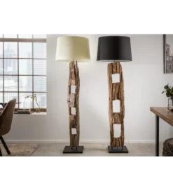 Lampa podłogowa BARRACUDA 177 cm czarna