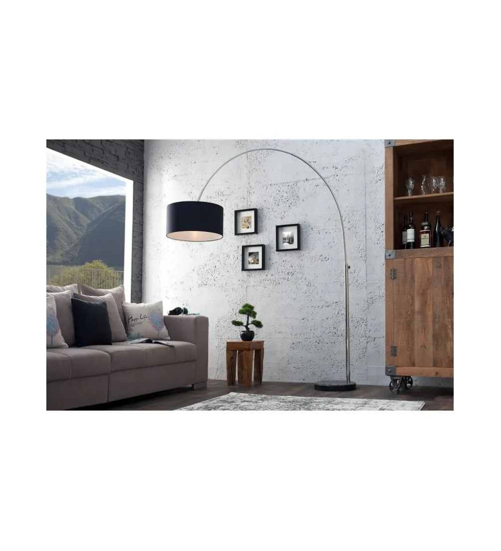 Lampa podłogowa Big Bow czarna