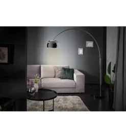 Lampa podłogowa Big Bow II srebrna