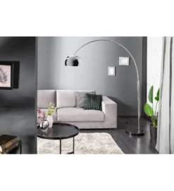 Lampa podłogowa Big Bow II srebrna