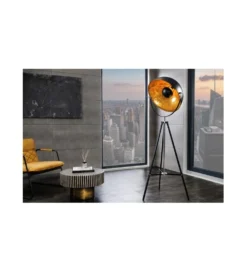 Lampa podłogowa Big Studio 160 cm czarno złota