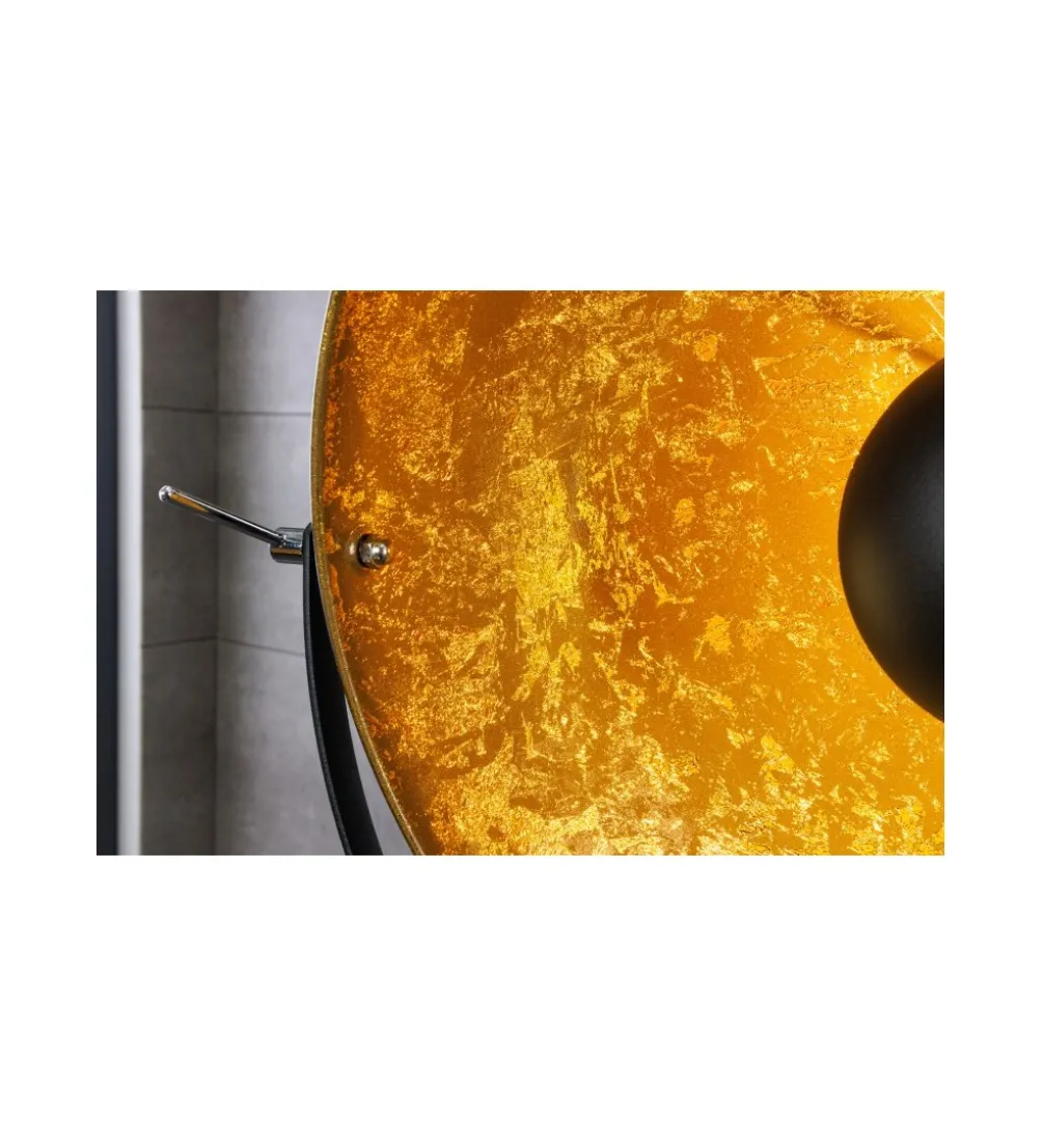 Lampa podłogowa Big Studio 160 cm czarno złota