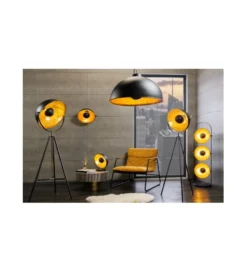 Lampa podłogowa Big Studio 160 cm czarno złota