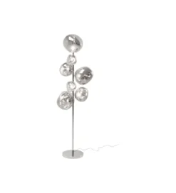 Lampa podłogowa BURBUJA 168 cm srebrna
