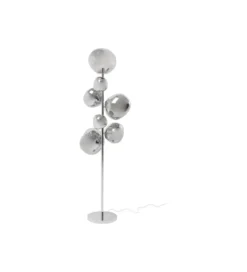 Lampa podłogowa BURBUJA 168 cm srebrna