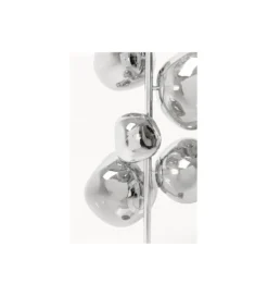 Lampa podłogowa BURBUJA 168 cm srebrna