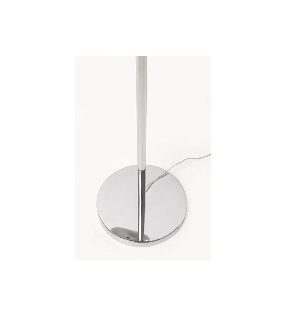 Lampa podłogowa BURBUJA 168 cm srebrna