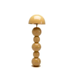 Lampa podłogowa CANDY 135 cm musztardowa