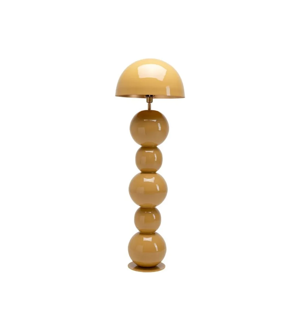 Lampa podłogowa CANDY 135 cm musztardowa