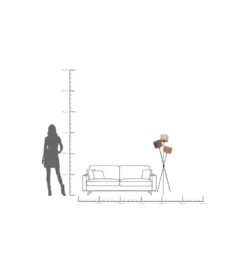 Lampa podłogowa CANNES TRIO 145 cm