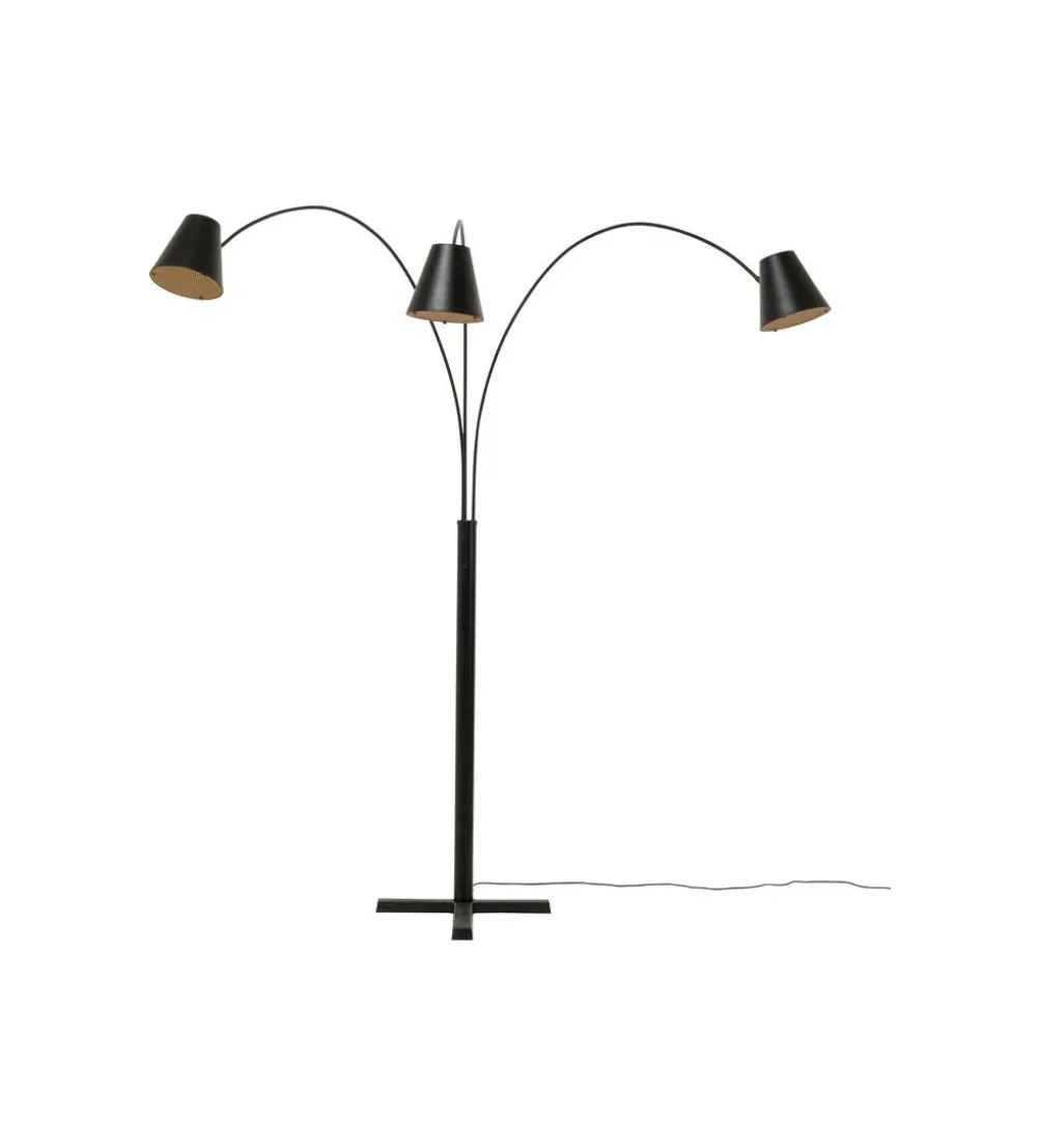 Lampa podłogowa CAPPELLINO 210 cm czarny mat