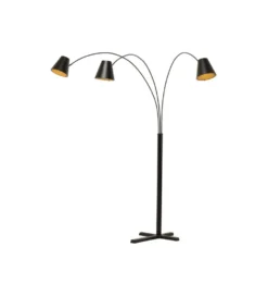 Lampa podłogowa CAPPELLINO 210 cm czarny mat
