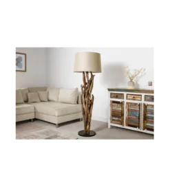 Lampa podłogowa Cara 150 cm beżowa