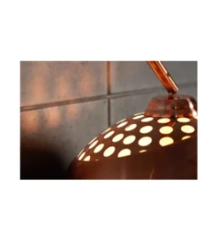 Lampa podłogowa 170-210 cm Big Bow miedziana rególowana