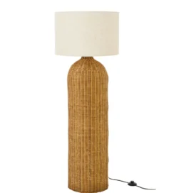Lampa podłogowa CYLINDER 128 cm naturalna ercu