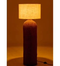 Lampa podłogowa CYLINDER 128 cm naturalna ercu
