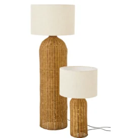 Lampa podłogowa CYLINDER 128 cm naturalna ercu
