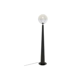 Lampa podłogowa DISCO BALL 163 cm czarna