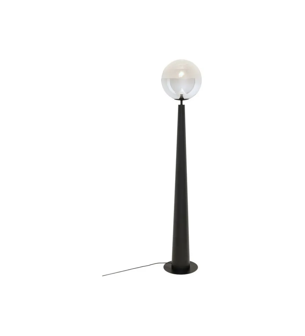 Lampa podłogowa DISCO BALL 163 cm czarna