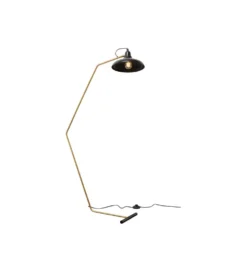 Lampa podłogowa DORO 130 cm czarna