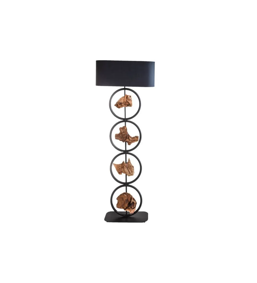 Lampa podłogowa Elit 147 cm czarna