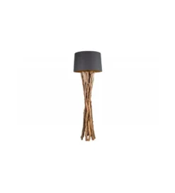 Lampa podłogowa Espel 151 cm drewno teak