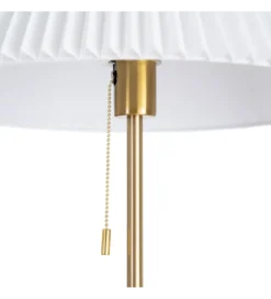 Lampa podłogowa ETARAL 50 cm biało złota