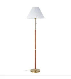 Lampa podłogowa ETARAL 50 cm biało złota