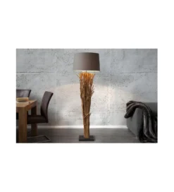 Lampa podłogowa Euphoria 175 cm szarobrązowa