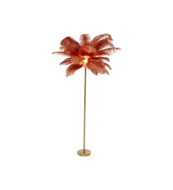 Lampa podłogowa FEATHER PALM 165 cm pióra