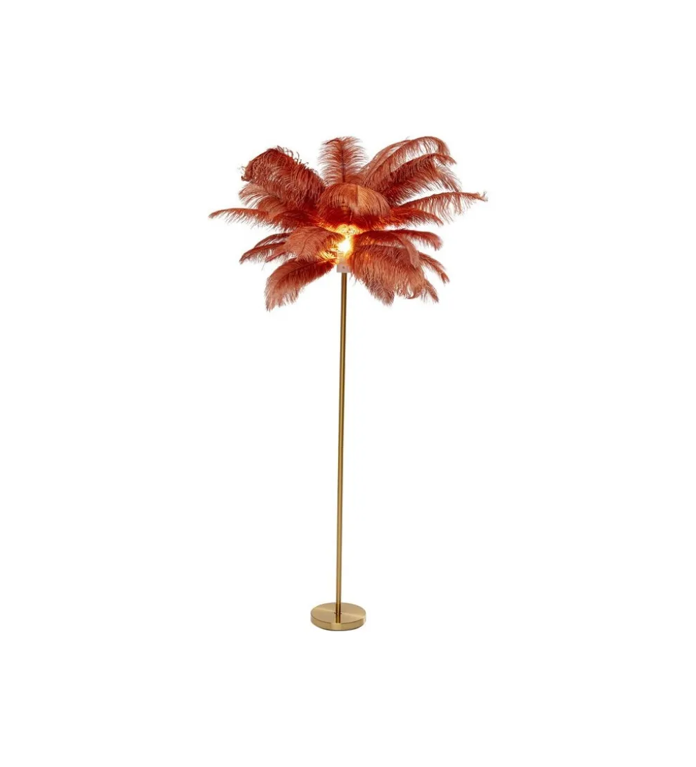 Lampa podłogowa FEATHER PALM 165 cm pióra