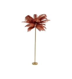 Lampa podłogowa FEATHER PALM 165 cm pióra