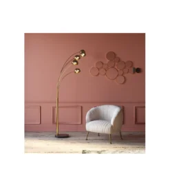 Lampa podłogowa FIVE FINGERS 215 cm złota