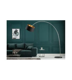 Lampa Podłogowa Forma czarno złota