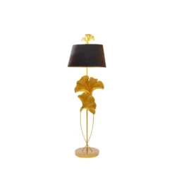 Lampa podłogowa GINKGO LEAFS 129 cm złoty