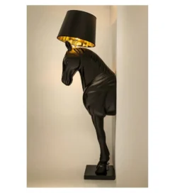 Lampa podłogowa Horse Stand M czarna