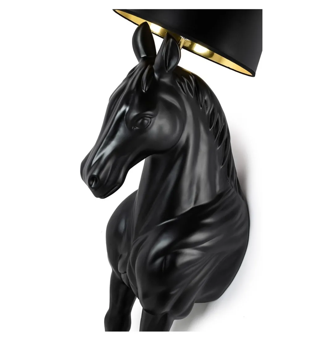 Lampa podłogowa Horse Stand M czarna