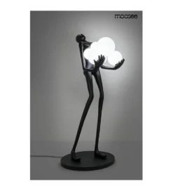 Lampa podłogowa HUMAN 180 cm czarna