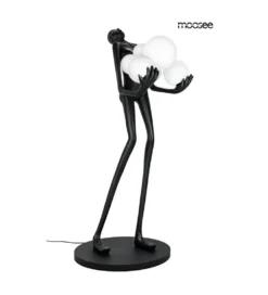 Lampa podłogowa HUMAN 180 cm czarna