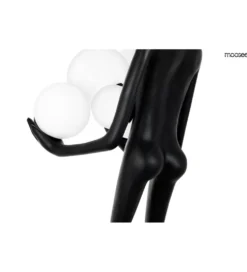 Lampa podłogowa HUMAN 180 cm czarna